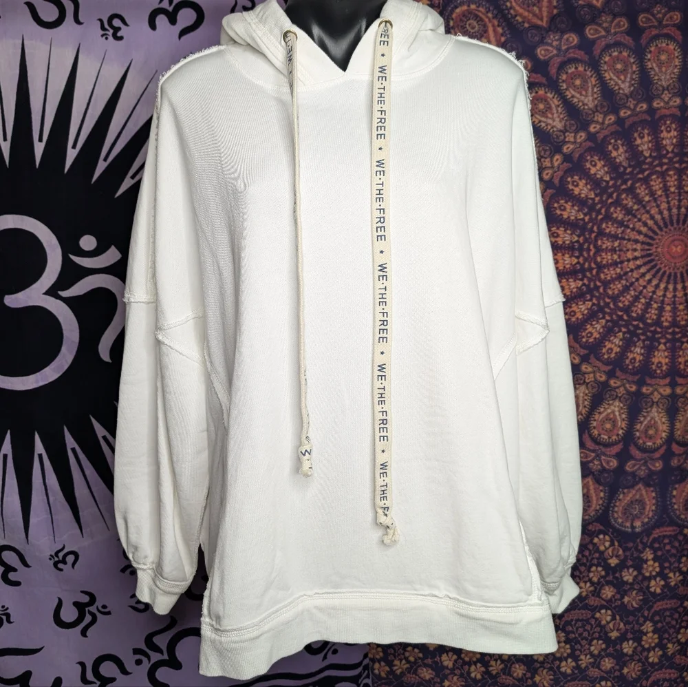 We The Free We Hoodie In Ivory White Size XS - Picture 4 of 7
